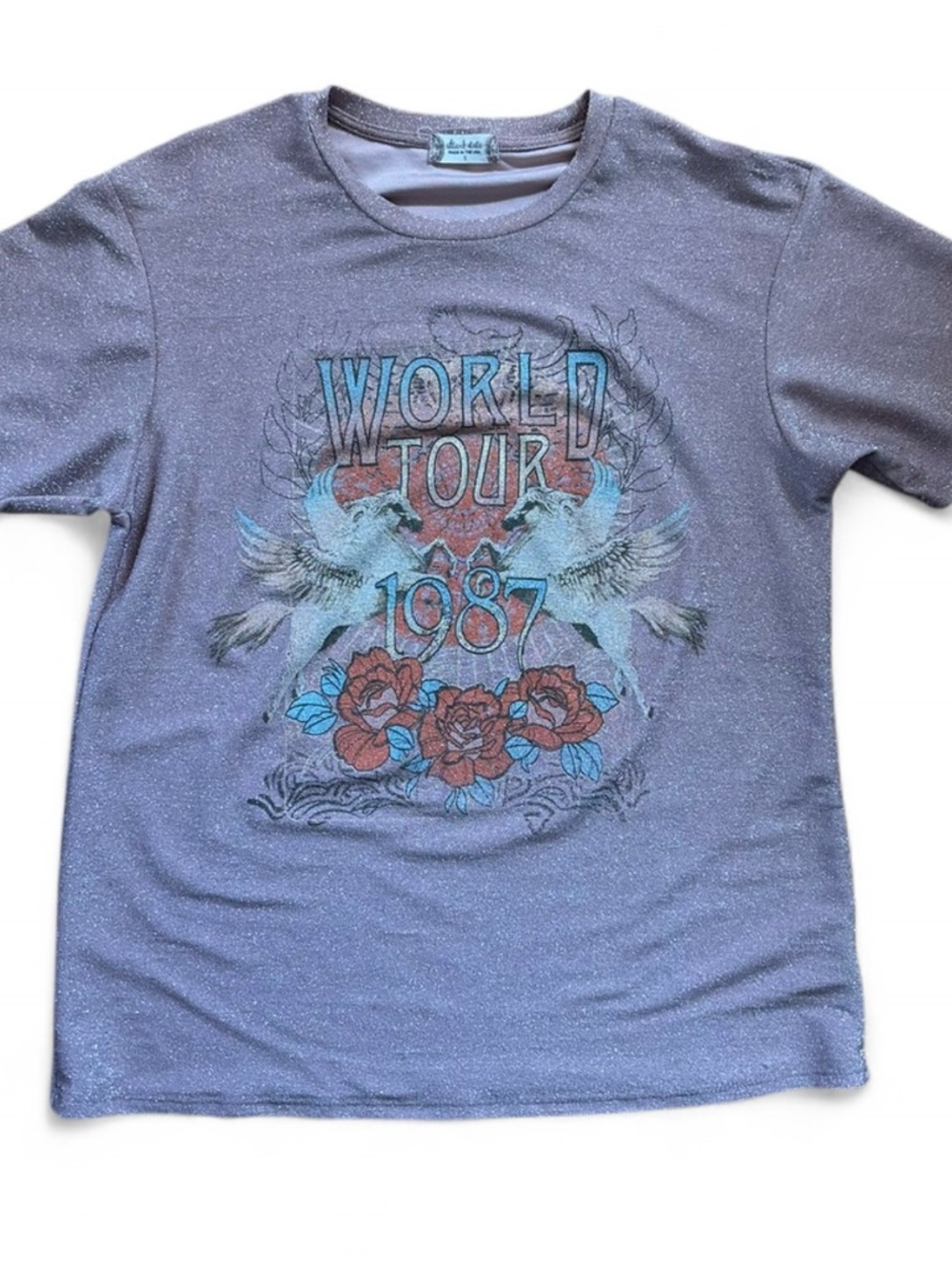 Altar'd State Glitter 'World Tour 1987' Graphic Tee